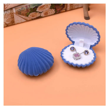 Cute Solid Color Flannel Jewelry Boxes