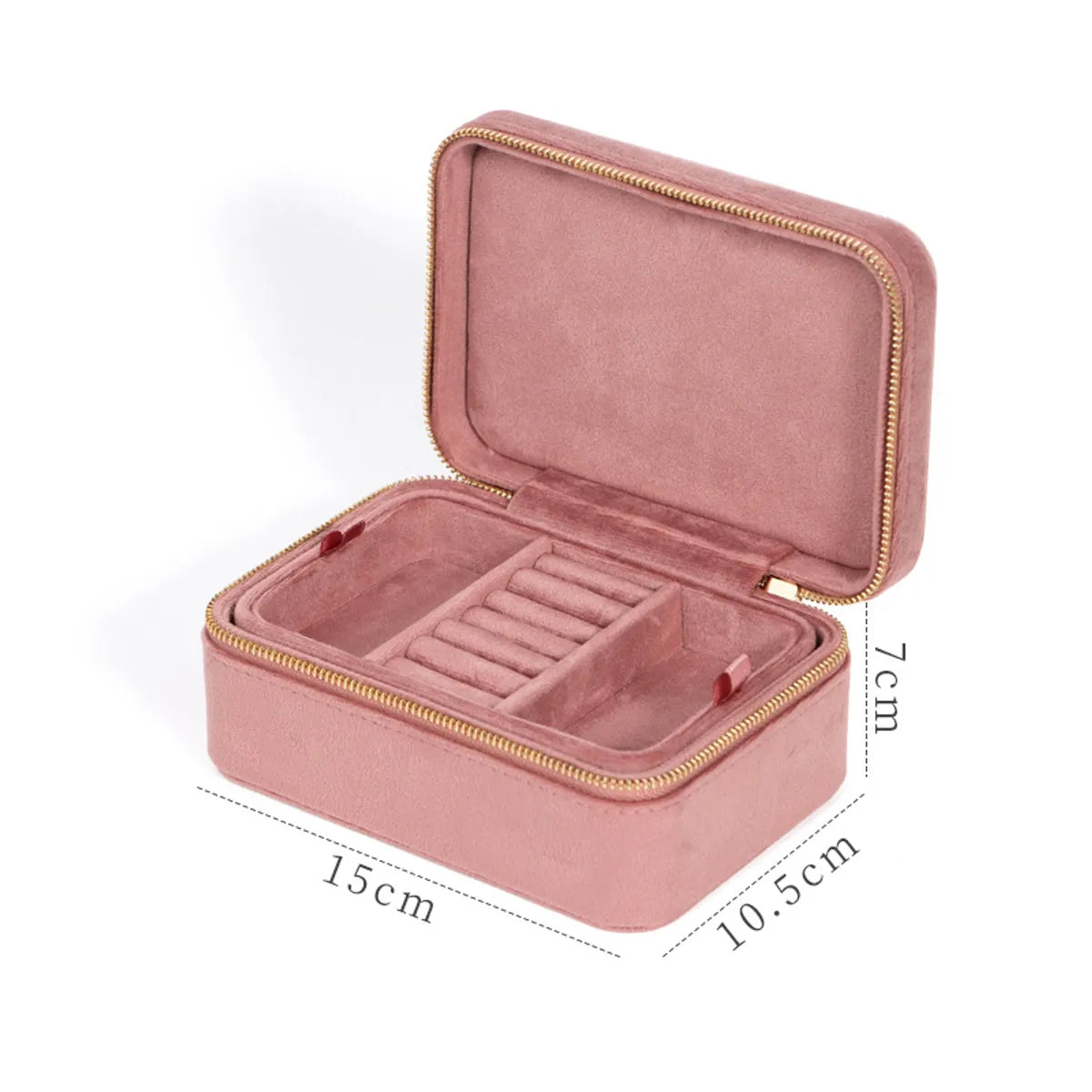 Cute Solid Color Flannel Wholesale Jewelry Boxes