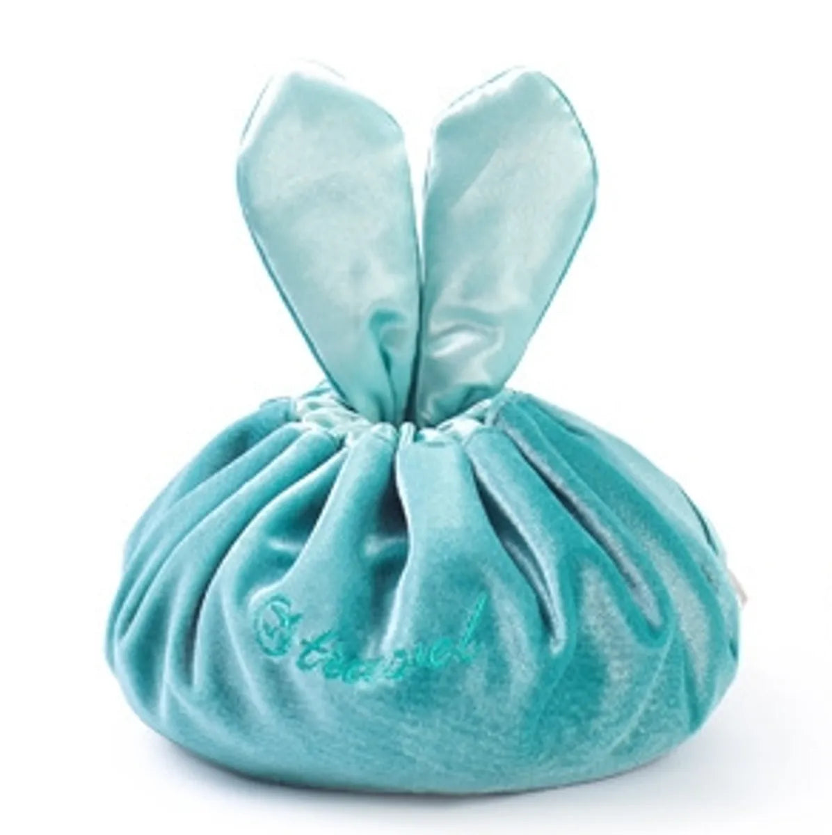 Cute Solid Color Plush Round Makeup Bags