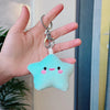 Cute Star  Face Pp Cotton Unisex Bag Pendant Keychain