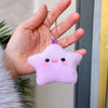 Cute Star  Face Pp Cotton Unisex Bag Pendant Keychain