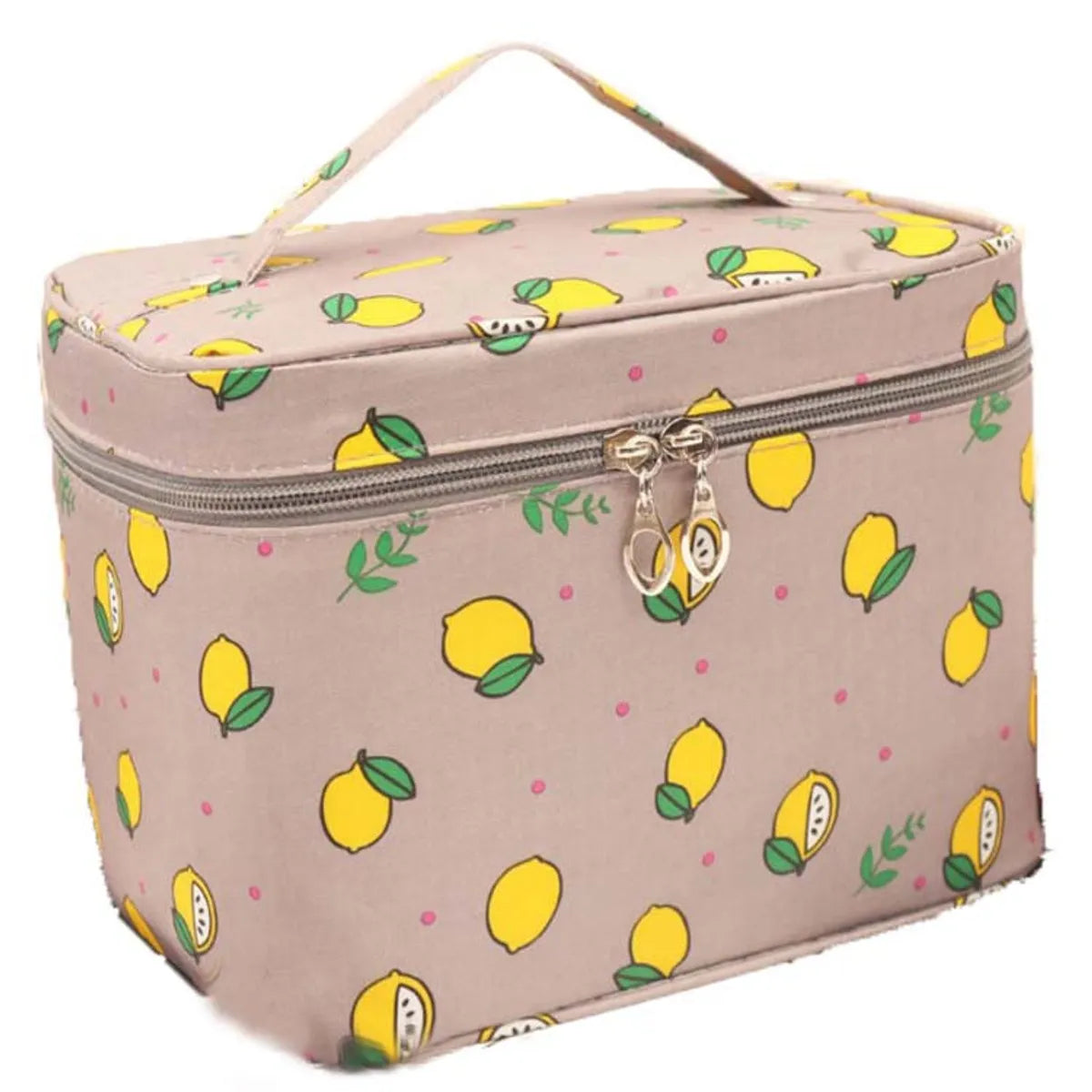 Cute Star Fruit Polyester Square Makeup Bags