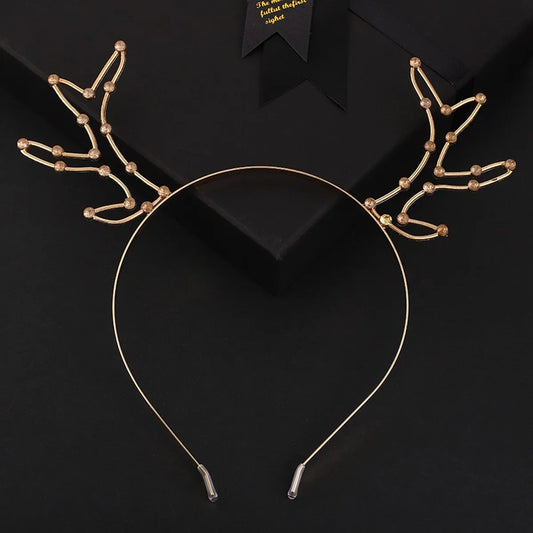 Cute Streetwear Deer Alloy Hair Band