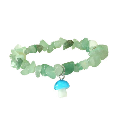 Cute Sweet Artistic Mushroom Resin Stone Wholesale Bracelets