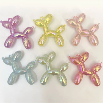 Cute Sweet Balloon Dog Arylic Stoving Varnish Jewelry Accessories