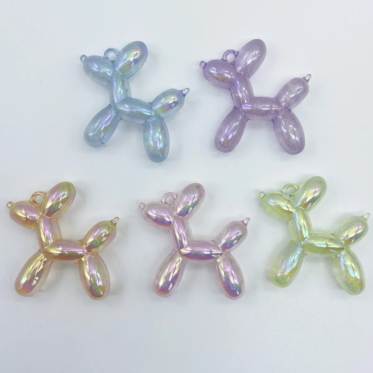 Cute Sweet Balloon Dog Arylic Stoving Varnish Jewelry Accessories