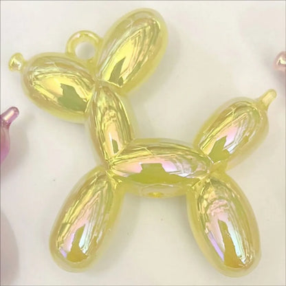 Cute Sweet Balloon Dog Arylic Stoving Varnish Jewelry Accessories