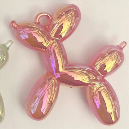 Cute Sweet Balloon Dog Arylic Stoving Varnish Jewelry Accessories