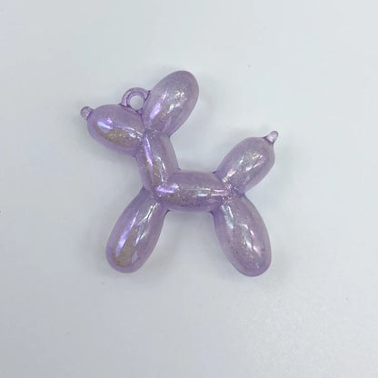 Cute Sweet Balloon Dog Arylic Stoving Varnish Jewelry Accessories