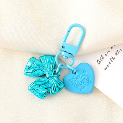 Cute Sweet Bow Knot Arylic Bag Pendant Keychain