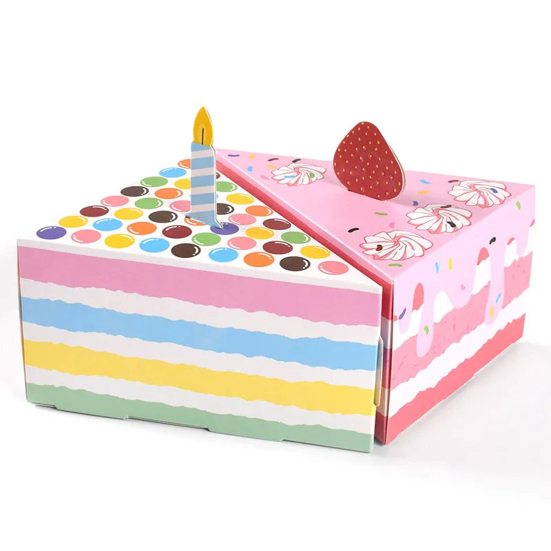 Cute Sweet Cake Paper Card Daily Festival Gift Wrapping Supplies