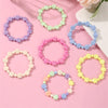 Cute Sweet Flower Bow Knot Plastic Girl'S Bracelets