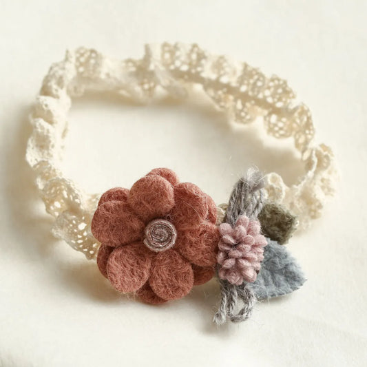 Cute Sweet Flower Cloth Patchwork Hair Band