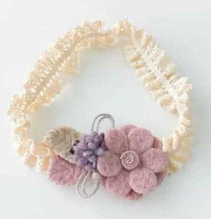 Cute Sweet Flower Cloth Patchwork Hair Band