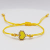 Cute Sweet Heart Shape Glass Handmade Women'S Bracelets