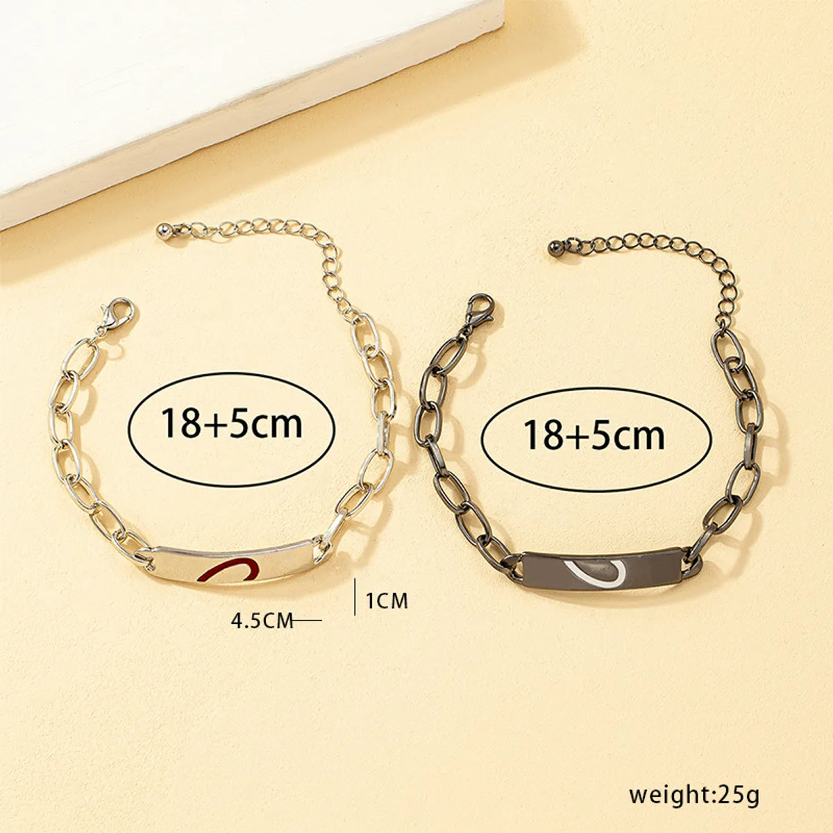 Cute Sweet Heart Shape Alloy Wholesale Bracelets