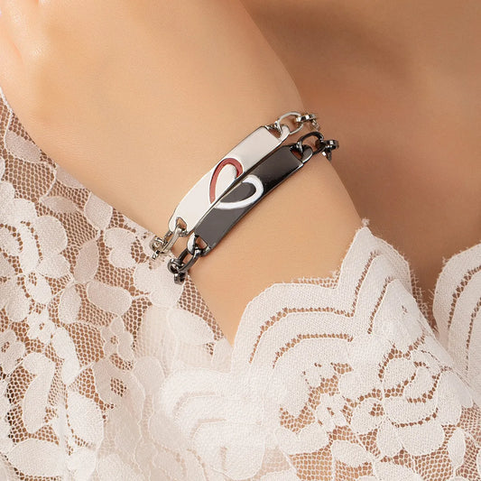 Cute Sweet Heart Shape Alloy Wholesale Bracelets