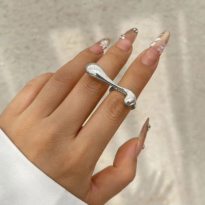 Cute Sweet Simple Style Flower Alloy Women'S Rings