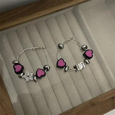 Cute Sweet Star Heart Shape Alloy Wholesale Jewelry Set