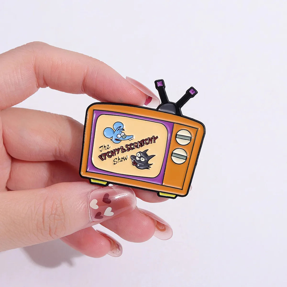 Cute Television Alloy Plating Unisex Brooches