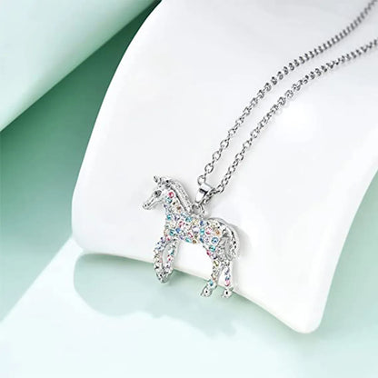 Cute  Alloy Inlay Rhinestones Women'S Pendant Necklace