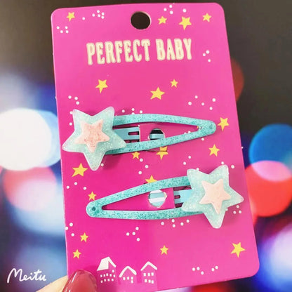 Cute Unicorn Plastic Hair Clip