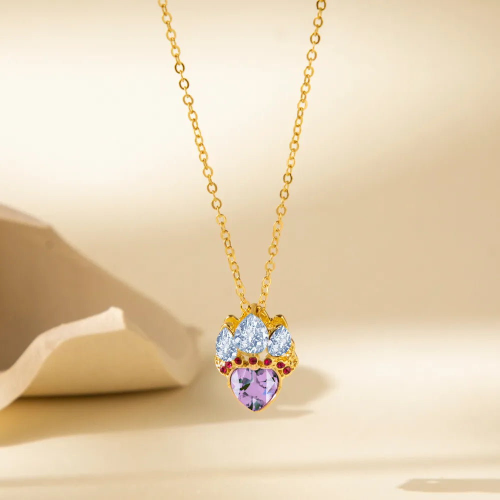 Cute Vacation Heart Shape Alloy Plating Inlay Artificial Gemstones Women'S Necklace