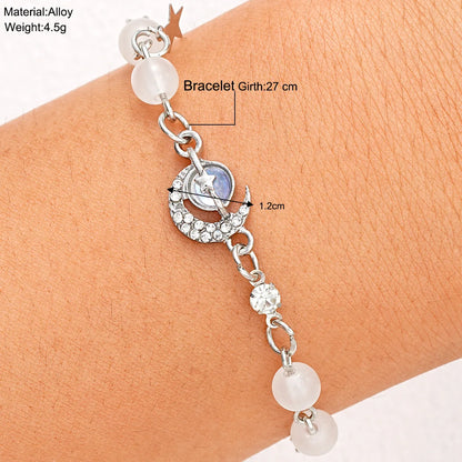 Cute Vacation Star Moon Alloy Wholesale Bracelets