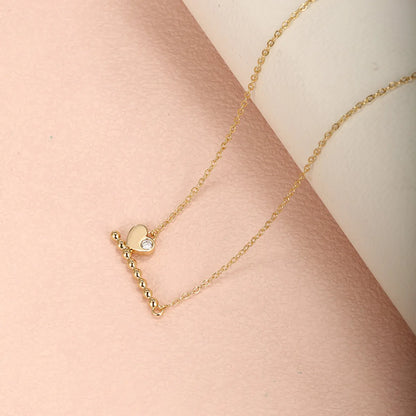 Cute XUPING Sweet Rabbit Cup Heart Shape Alloy Copper Alloy Inlay Artificial Gemstones Artificial Pearls 18K Gold Plated Women'S Pendant Necklace