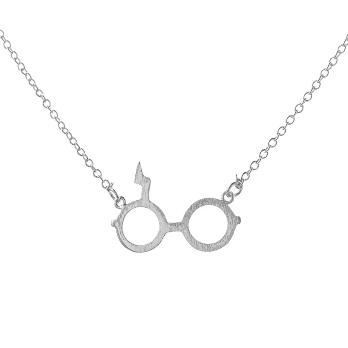 Death Hallows Glasses Pendant Necklace