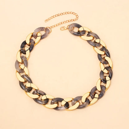 Design Resin Stitching Necklace Wholesale