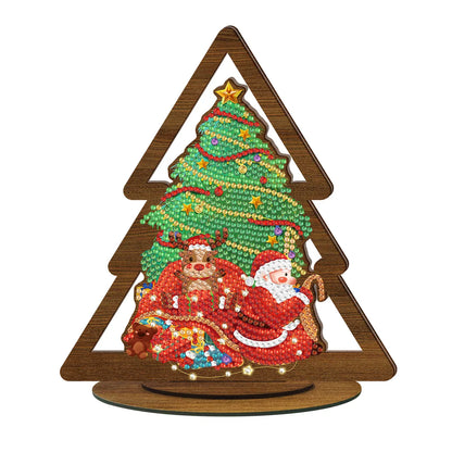 Diamond Painting Diy Wooden Ornament Brand Creative Handmade Diamond Sticking Embroidery Christmas Diamond Painting Desktop Ornaments