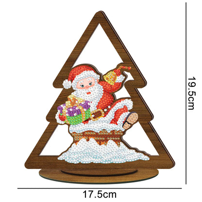 Diamond Painting Diy Wooden Ornament Brand Creative Handmade Diamond Sticking Embroidery Christmas Diamond Painting Desktop Ornaments