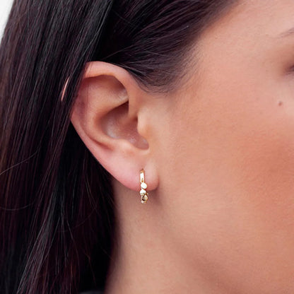 Disc Tassel Earrings Ear Buckle Simple Fashion Short Earrings