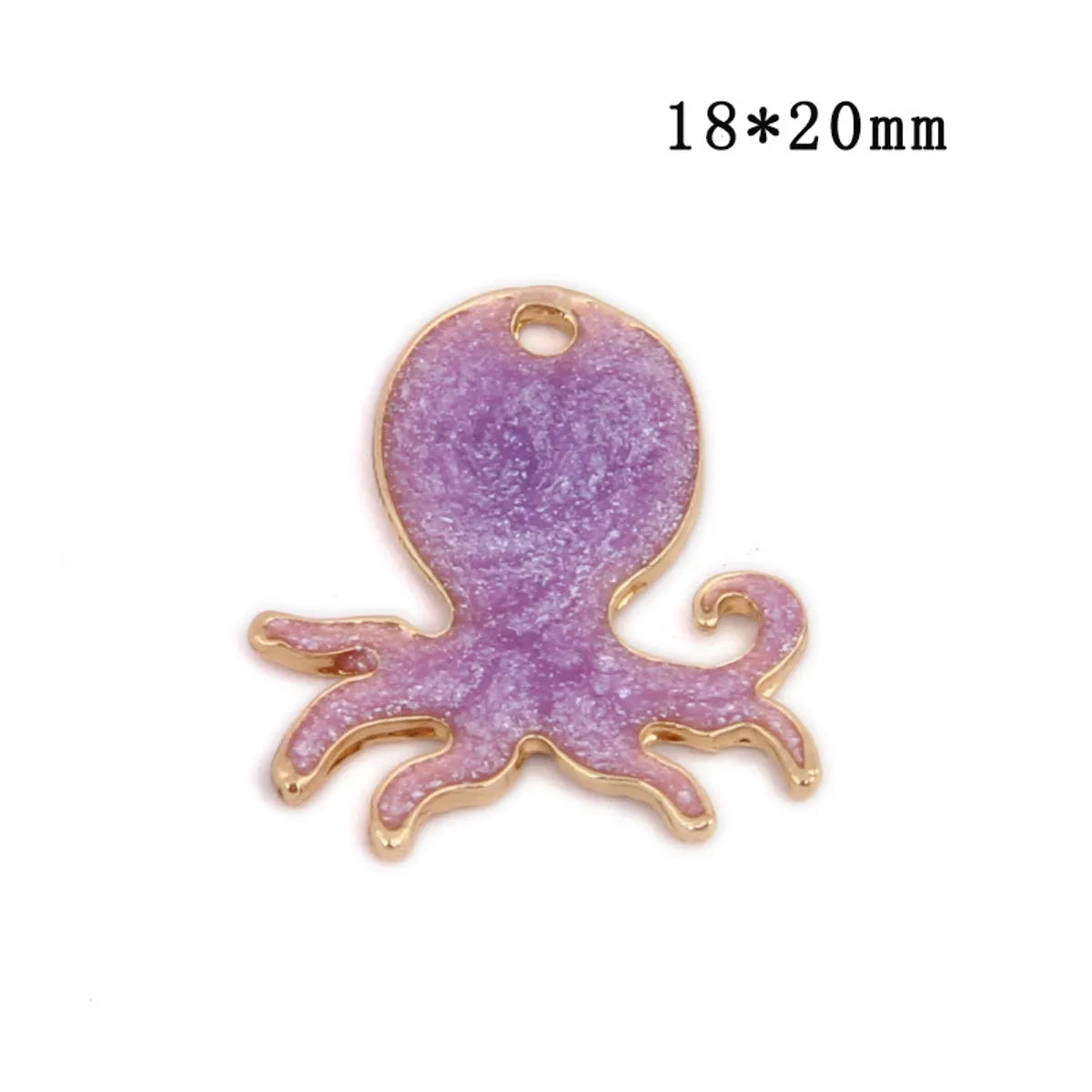 DIY Accessories Korean Alloy Oil Pearlescent Double-Sided Starfish Marine Octopus Earrings Keychain Pendant