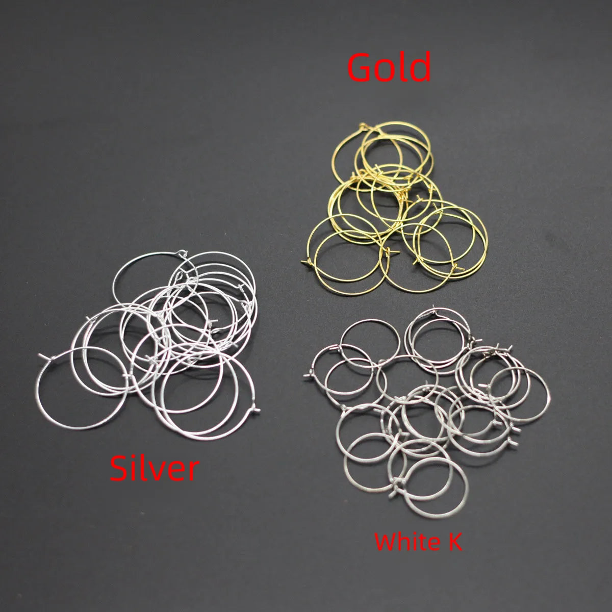 DIY Accessories Nine-Character Earrings Wine Glass Pendant Mark Circle Earring Ring Wine Glass Ring