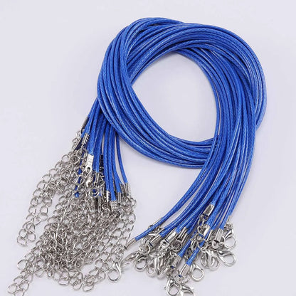 Diy Jewelry Accessories 1.5mm Korean Wax Line Necklace Rope Pendant Pendant Woven Jewelry Necklace Rope  New