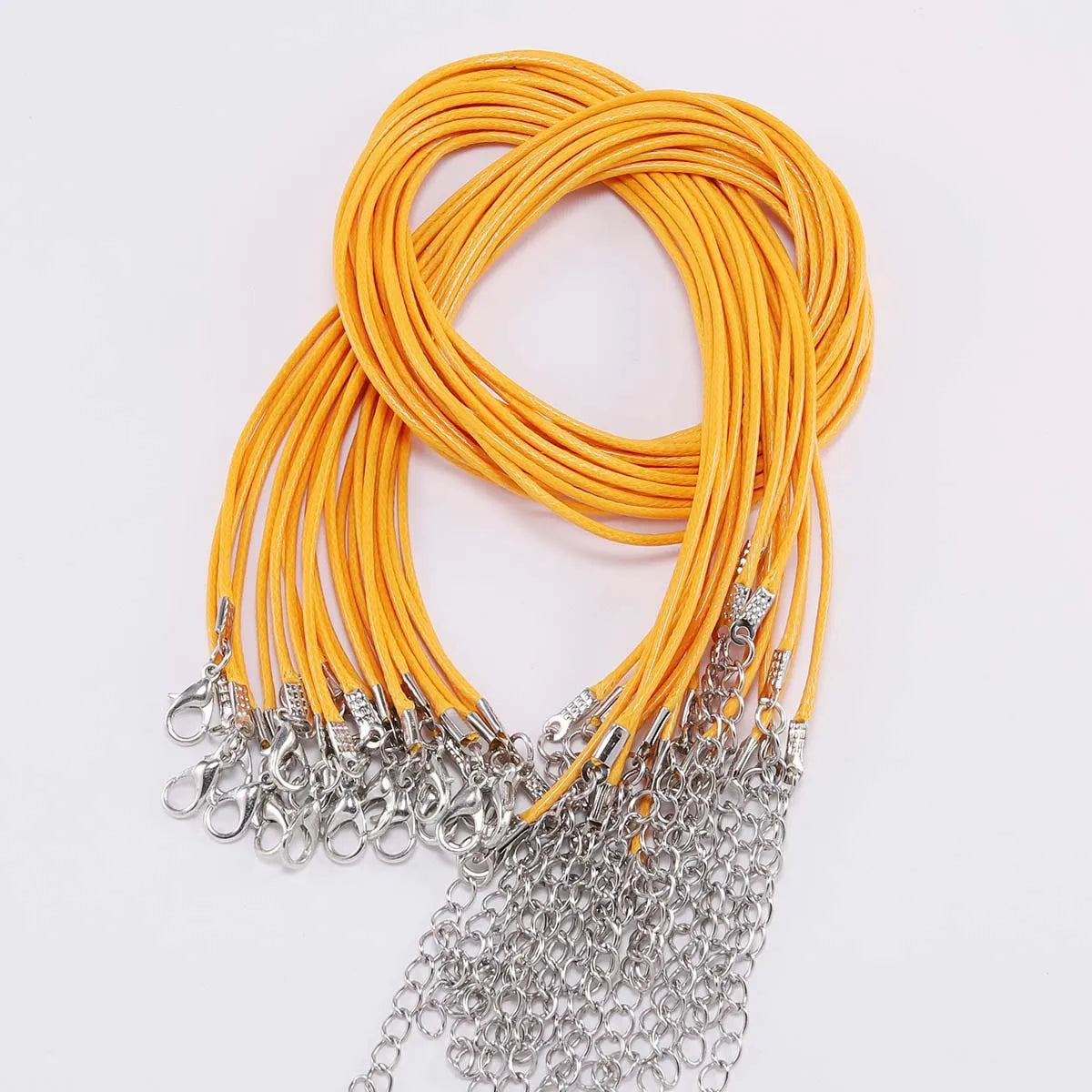 Diy Jewelry Accessories 1.5mm Korean Wax Line Necklace Rope Pendant Pendant Woven Jewelry Necklace Rope  New