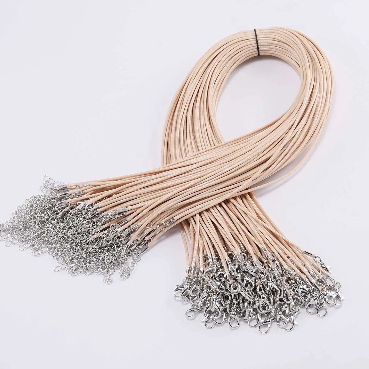 Diy Jewelry Accessories 1.5mm Korean Wax Line Necklace Rope Pendant Pendant Woven Jewelry Necklace Rope  New