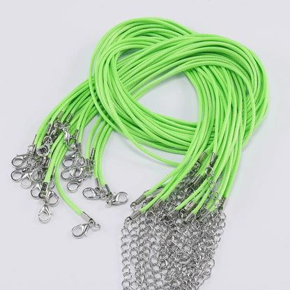 Diy Jewelry Accessories 1.5mm Korean Wax Line Necklace Rope Pendant Pendant Woven Jewelry Necklace Rope  New