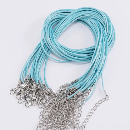 Diy Jewelry Accessories 1.5mm Korean Wax Line Necklace Rope Pendant Pendant Woven Jewelry Necklace Rope  New