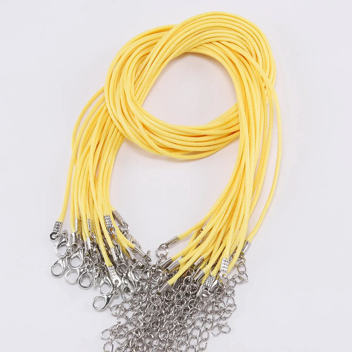 Diy Jewelry Accessories 1.5mm Korean Wax Line Necklace Rope Pendant Pendant Woven Jewelry Necklace Rope  New