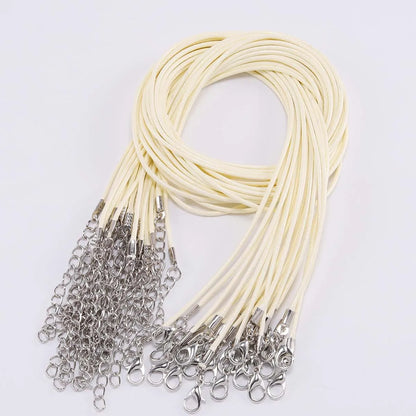 Diy Jewelry Accessories 1.5mm Korean Wax Line Necklace Rope Pendant Pendant Woven Jewelry Necklace Rope  New