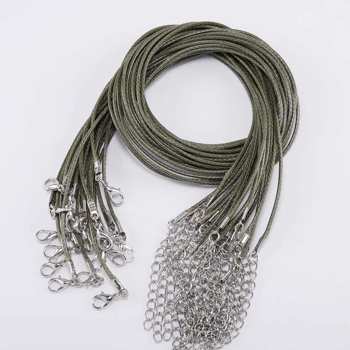 Diy Jewelry Accessories 1.5mm Korean Wax Line Necklace Rope Pendant Pendant Woven Jewelry Necklace Rope  New