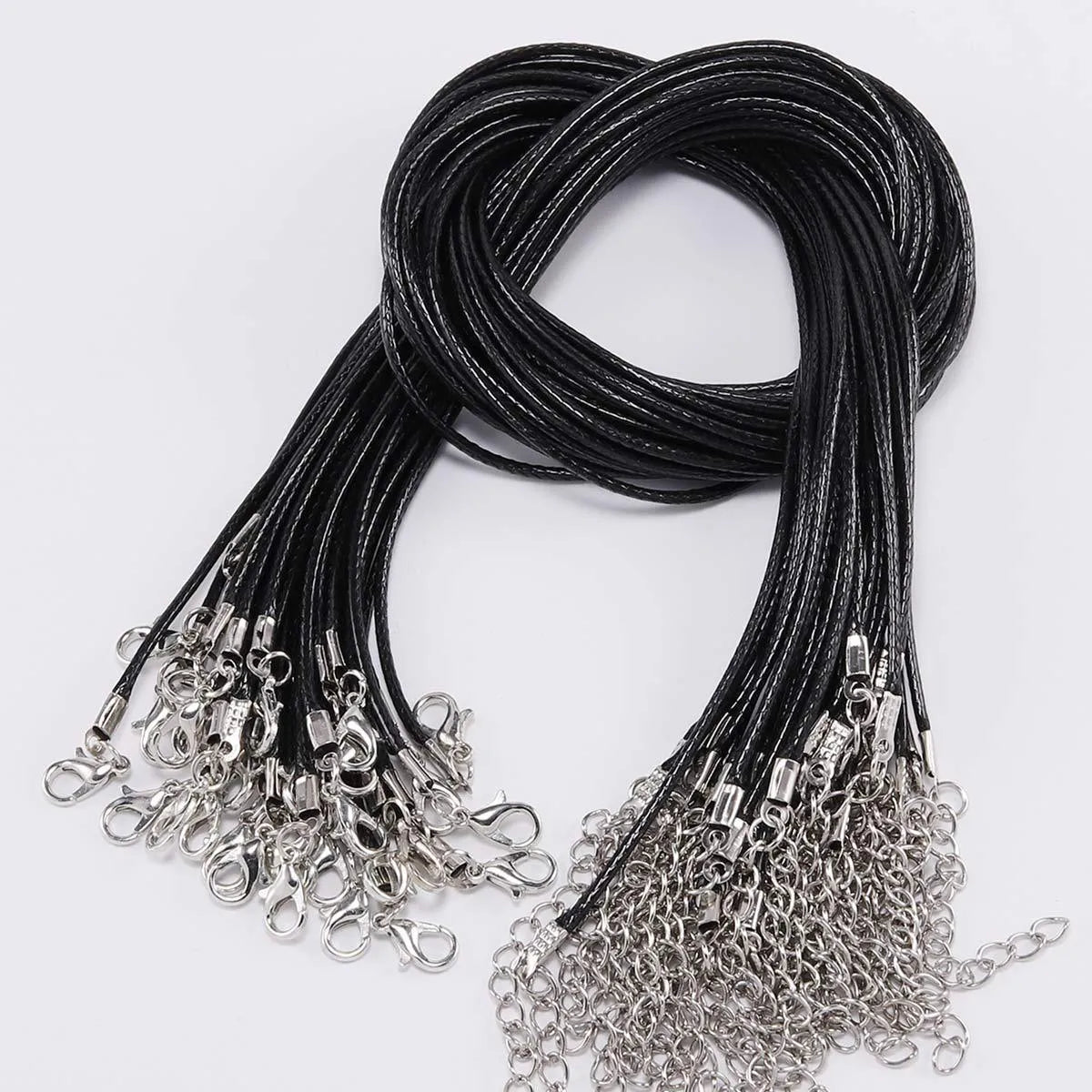 Diy Jewelry Accessories 1.5mm Korean Wax Line Necklace Rope Pendant Pendant Woven Jewelry Necklace Rope  New