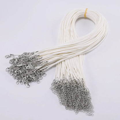 Diy Jewelry Accessories 1.5mm Korean Wax Line Necklace Rope Pendant Pendant Woven Jewelry Necklace Rope  New