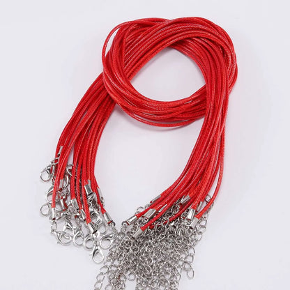 Diy Jewelry Accessories 1.5mm Korean Wax Line Necklace Rope Pendant Pendant Woven Jewelry Necklace Rope  New