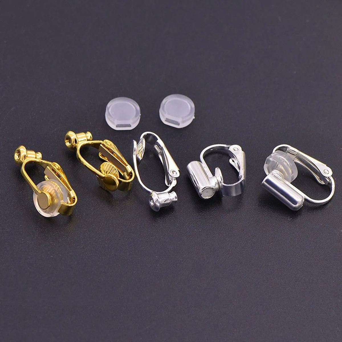 Diy Jewelry Accessories Ear Studs Ear Clip Converter Adjustable Elastic Ear Clip For Women Without Piercing