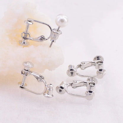 Diy Jewelry Accessories Ear Studs Ear Clip Converter Adjustable Elastic Ear Clip For Women Without Piercing