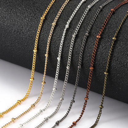 Diy Side Chain Body Chain Anklet Thin Waist Chain Bead Chain Jewelry Chain Accessories Accessories Production Materials